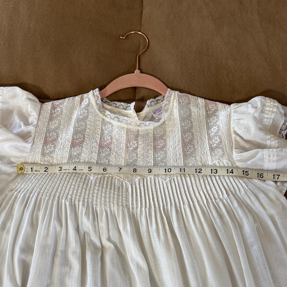 White Lace Heirloom Maxi Dress - Picture 9 of 11